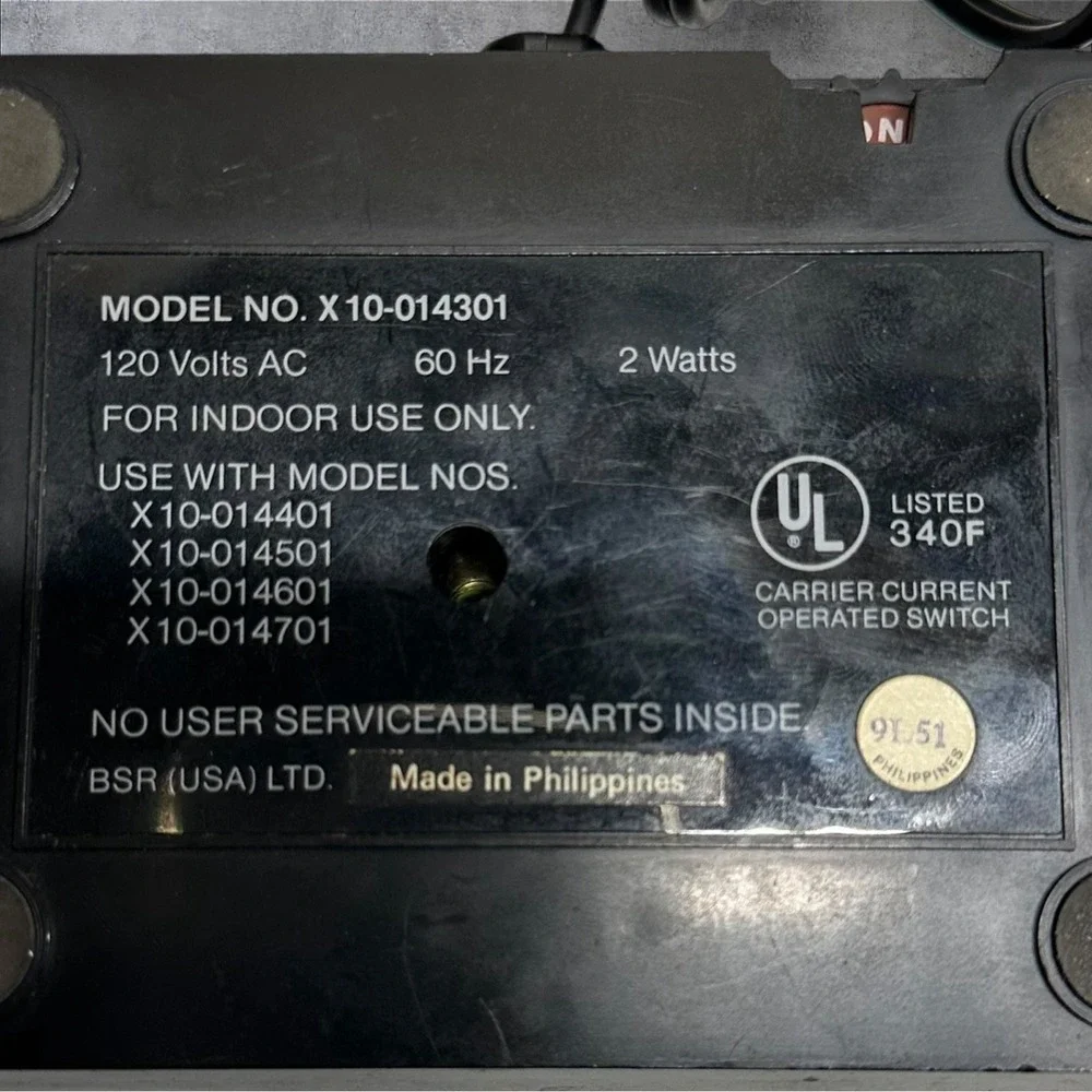 Command Console‎ Plug 'n Power Remote Control Center Model X 10-014301